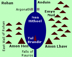 Map of Amon Lhaw