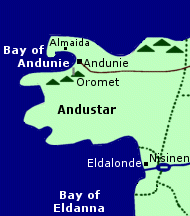 Map of Andunie