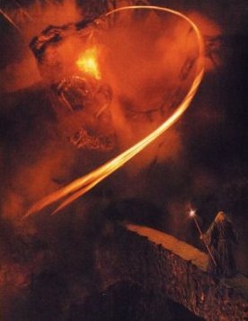 Balrog vs. Gandalf