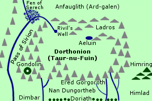 Map of Tarn Aeluin
