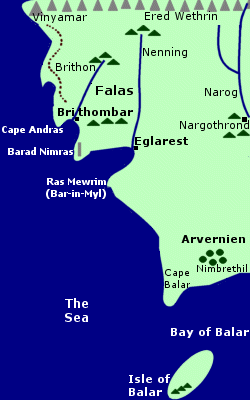 Map of the Falas