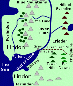 Grey Havens map