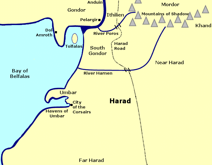 Map of Harad