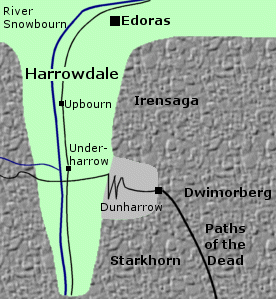 Map of Harrowdale