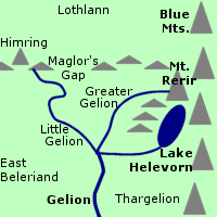 Map of Lake Helevorn