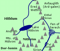 Map of Lake Mithrim