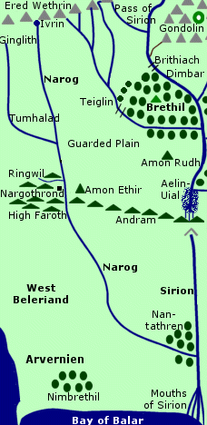 Map of the Narog