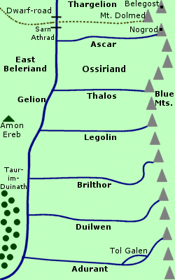 Map of Ossiriand
